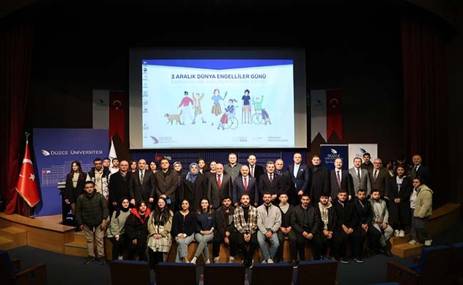 Düzce Üniversitesi’nde 3 Aralık Dünya Engelliler Günü Programı Düzenlendi