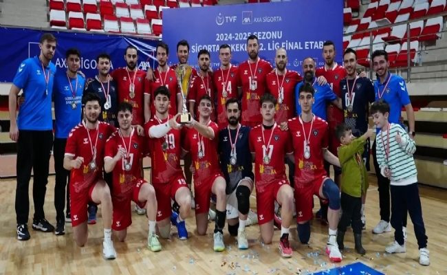  VOLEYBOL TAKIMIMIZ 1.VOLEYBOL LİGİNE TERFİ ETTİ